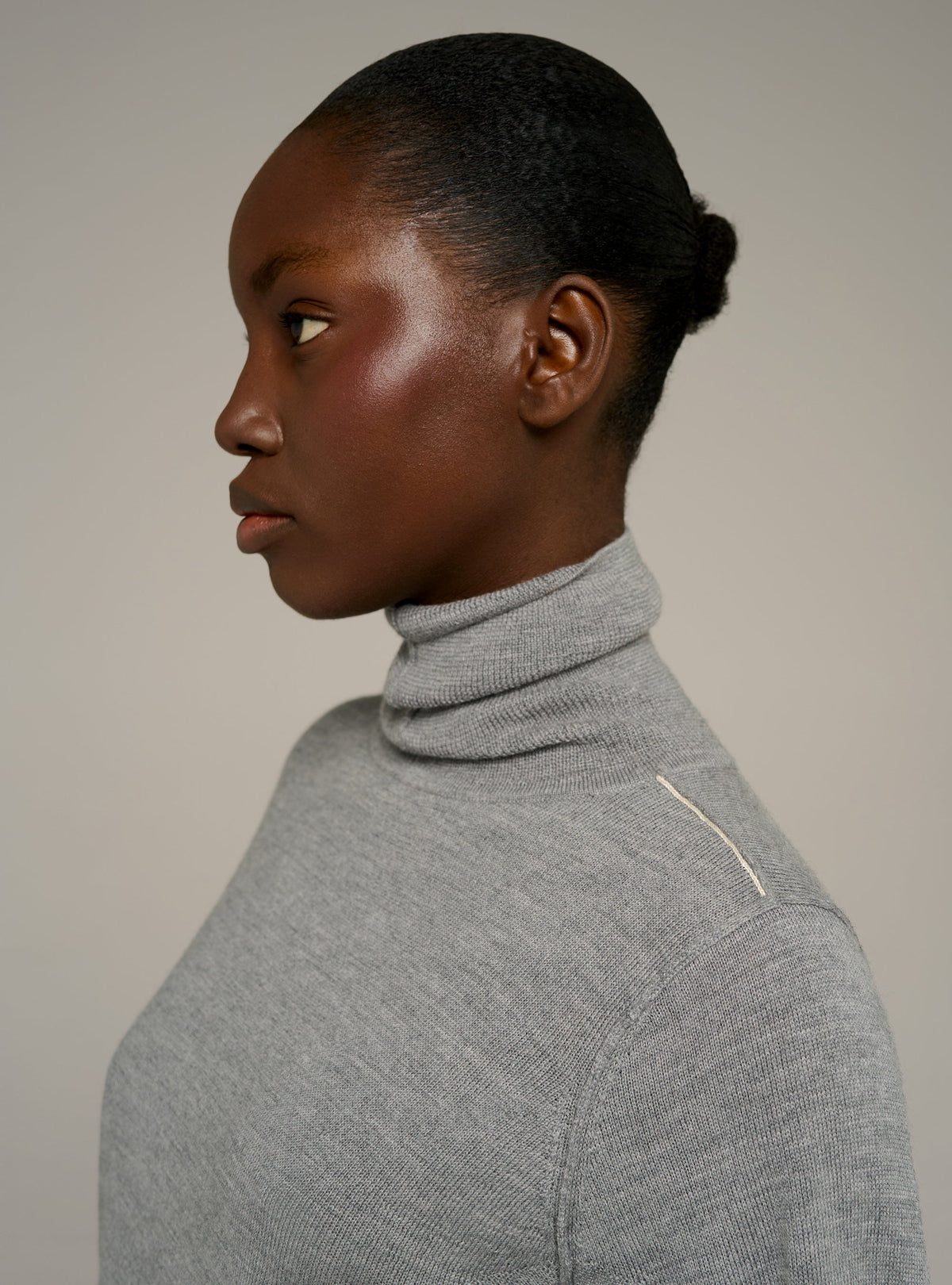 Cotélac Fine-knit wool turtleneck sweater