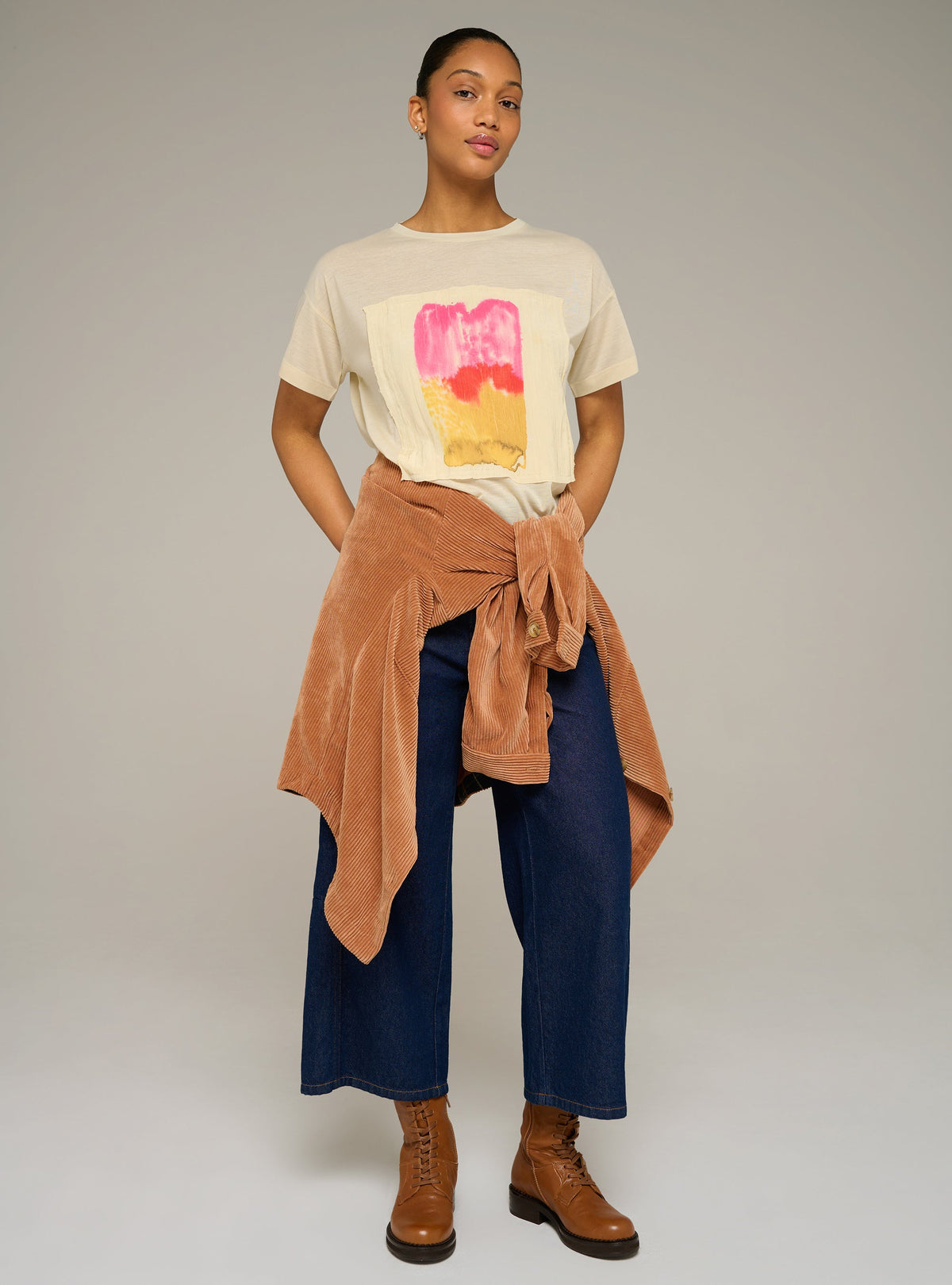 Cotélac acoté Printed short-sleeve tee