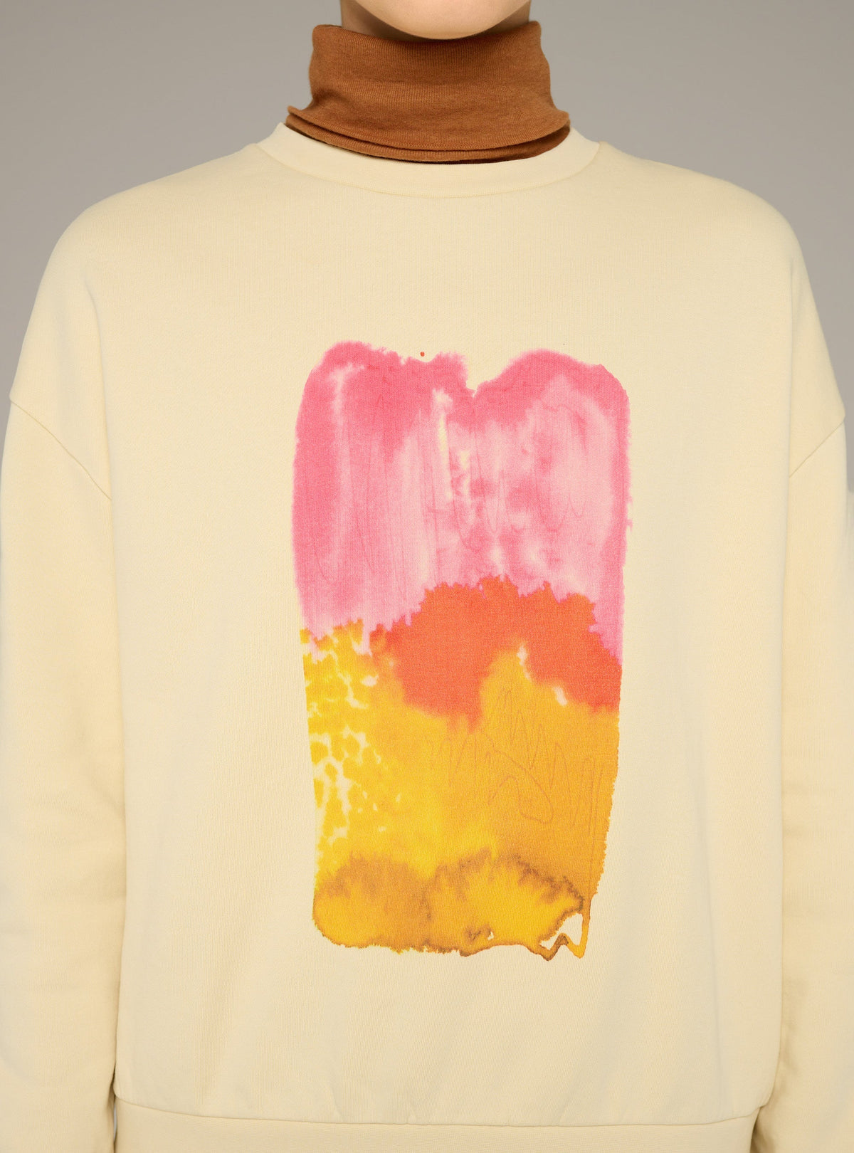 Cotélac Oversized printed organic cotton sweatshirt