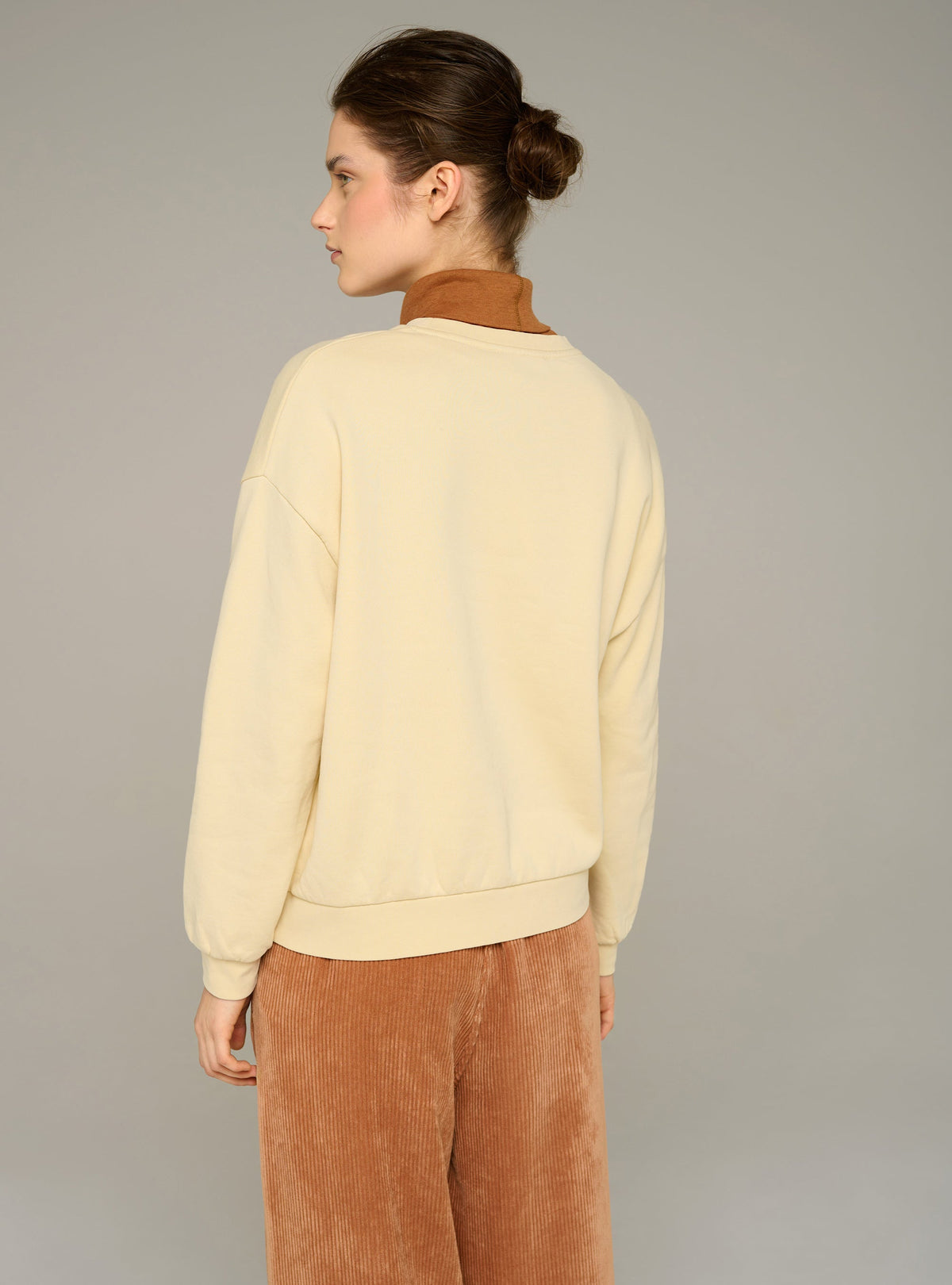 Cotélac Oversized printed organic cotton sweatshirt