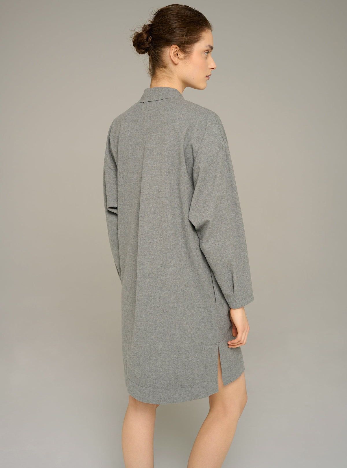 Cotélac Long-sleeve polo dress