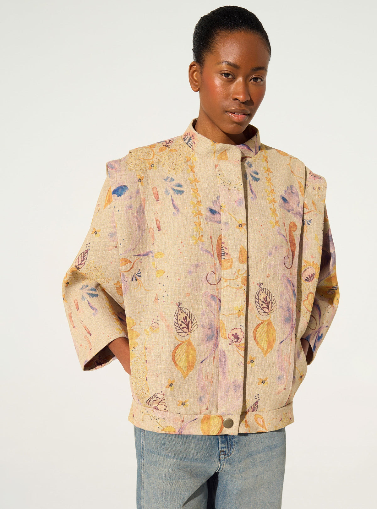 Brown sublimated jacket