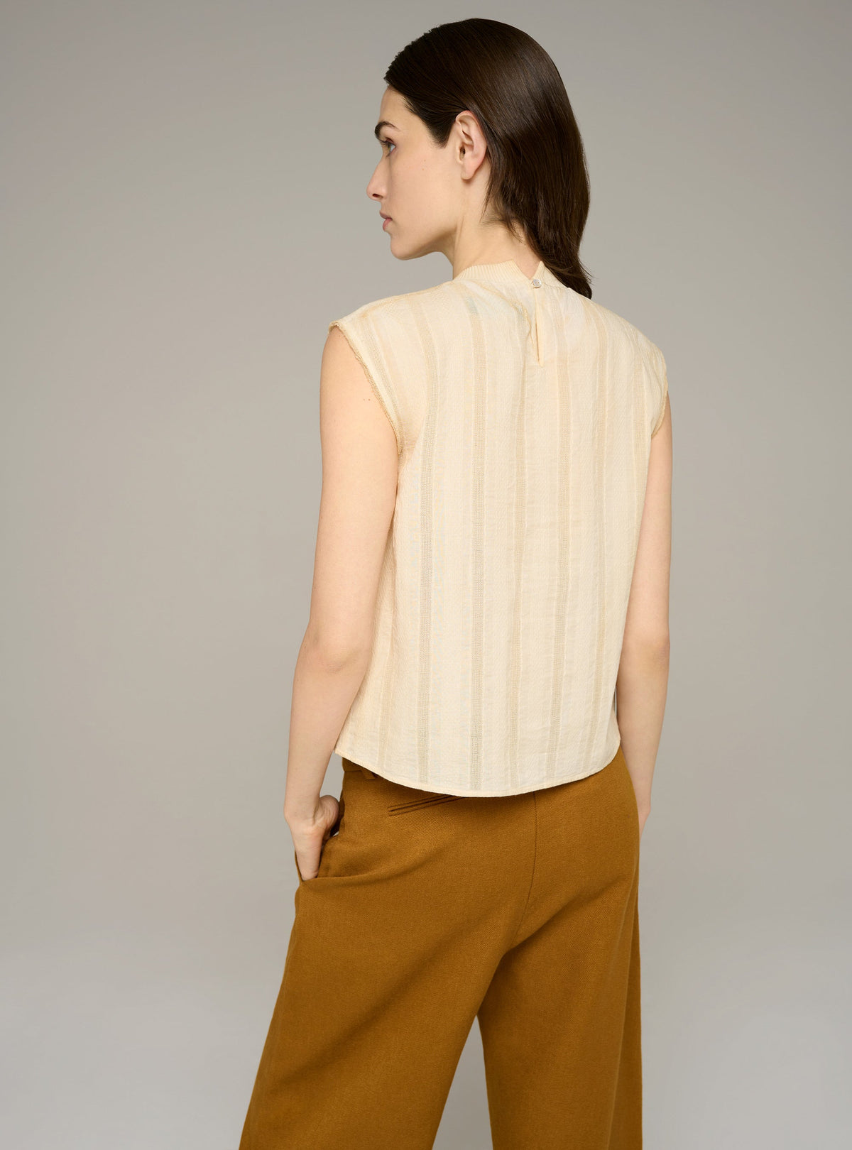 Cotélac Pleated tank top