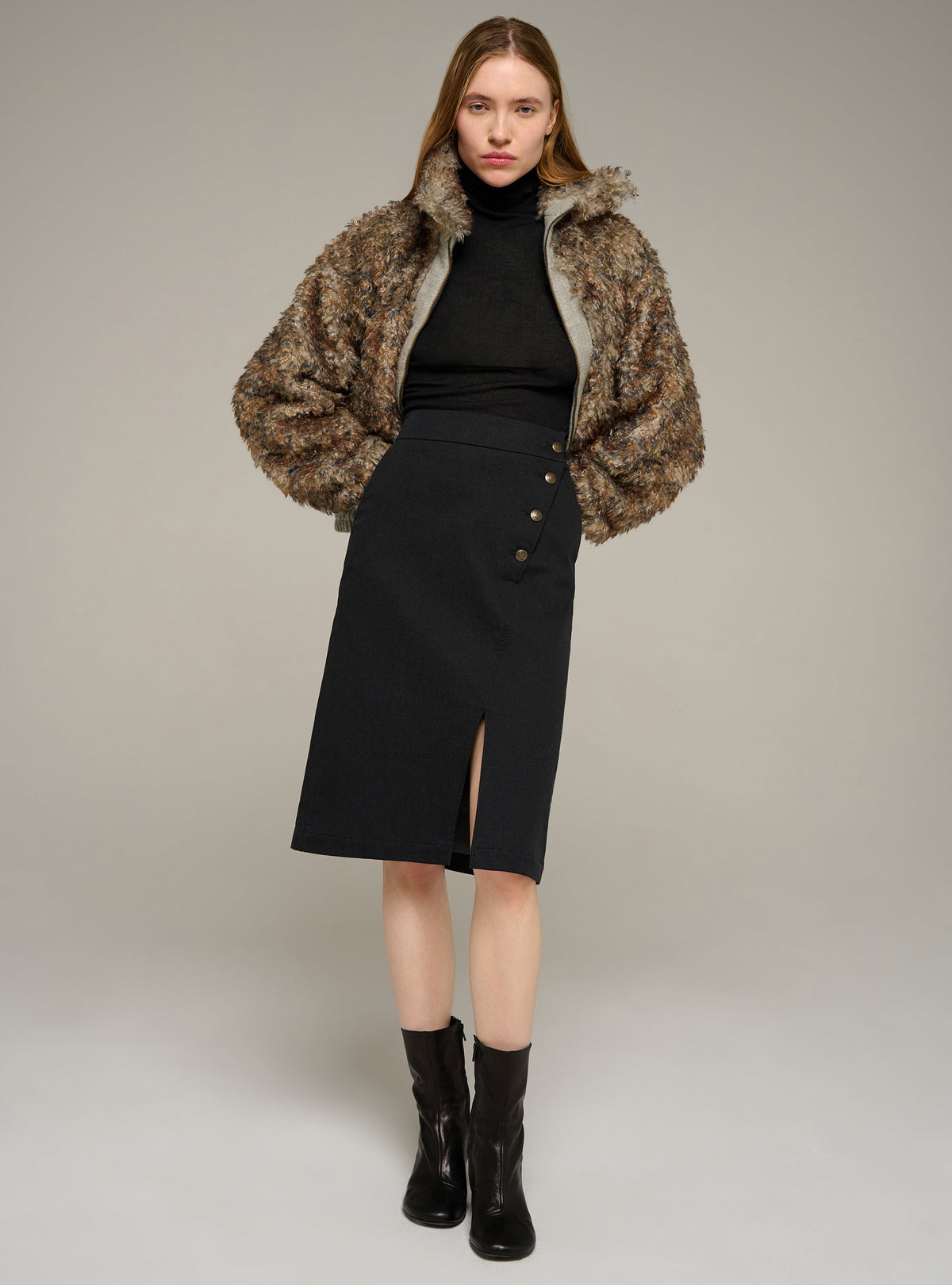 Cotélac Midi pencil skirt