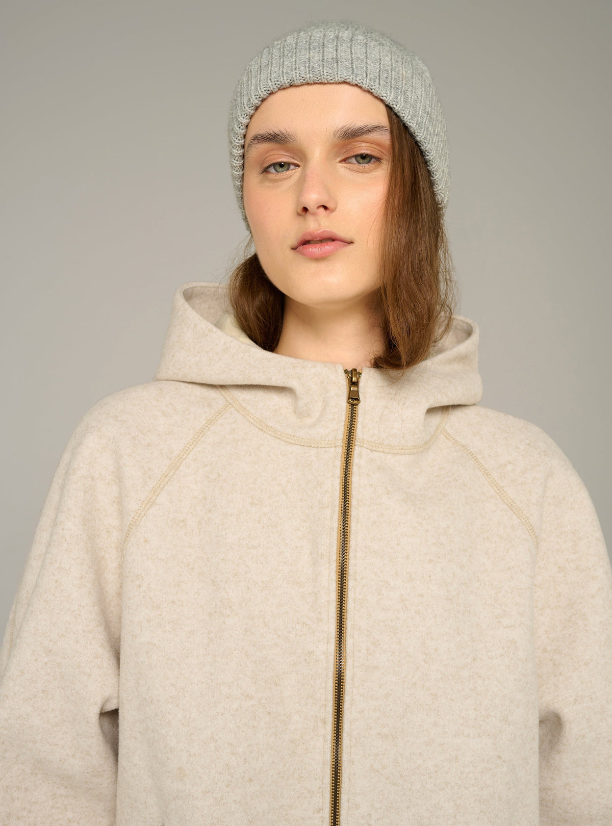 Cotélac acoté Cable-knit beanie