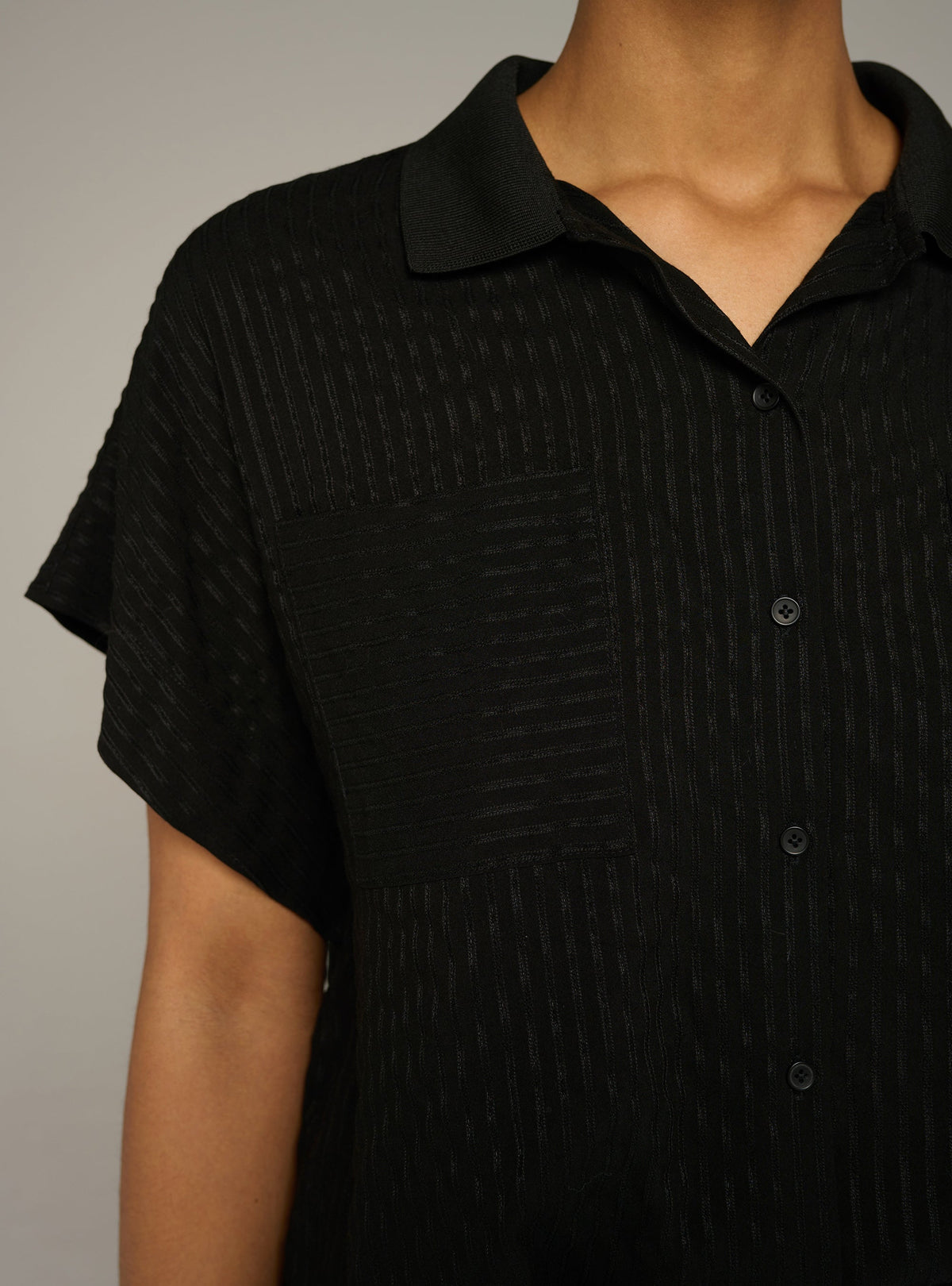 Cotélac Tonal striped polo-style shirt