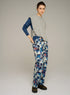 Cotélac acoté Printed wide-leg organic cotton jeans