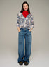 ロングスリーブ・クルーネックブラウス