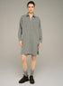 Cotélac acoté Long-sleeve polo dress