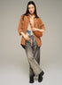 Cotélac acoté Printed wide-leg jeans