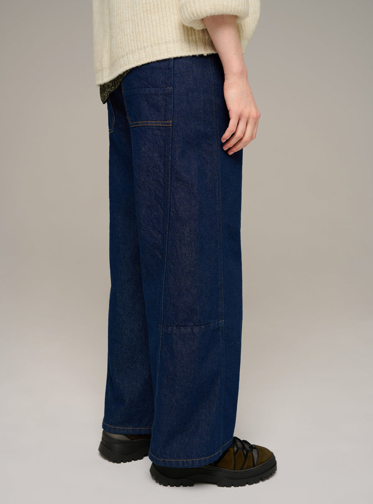 Cotélac Raw wide-leg jeans