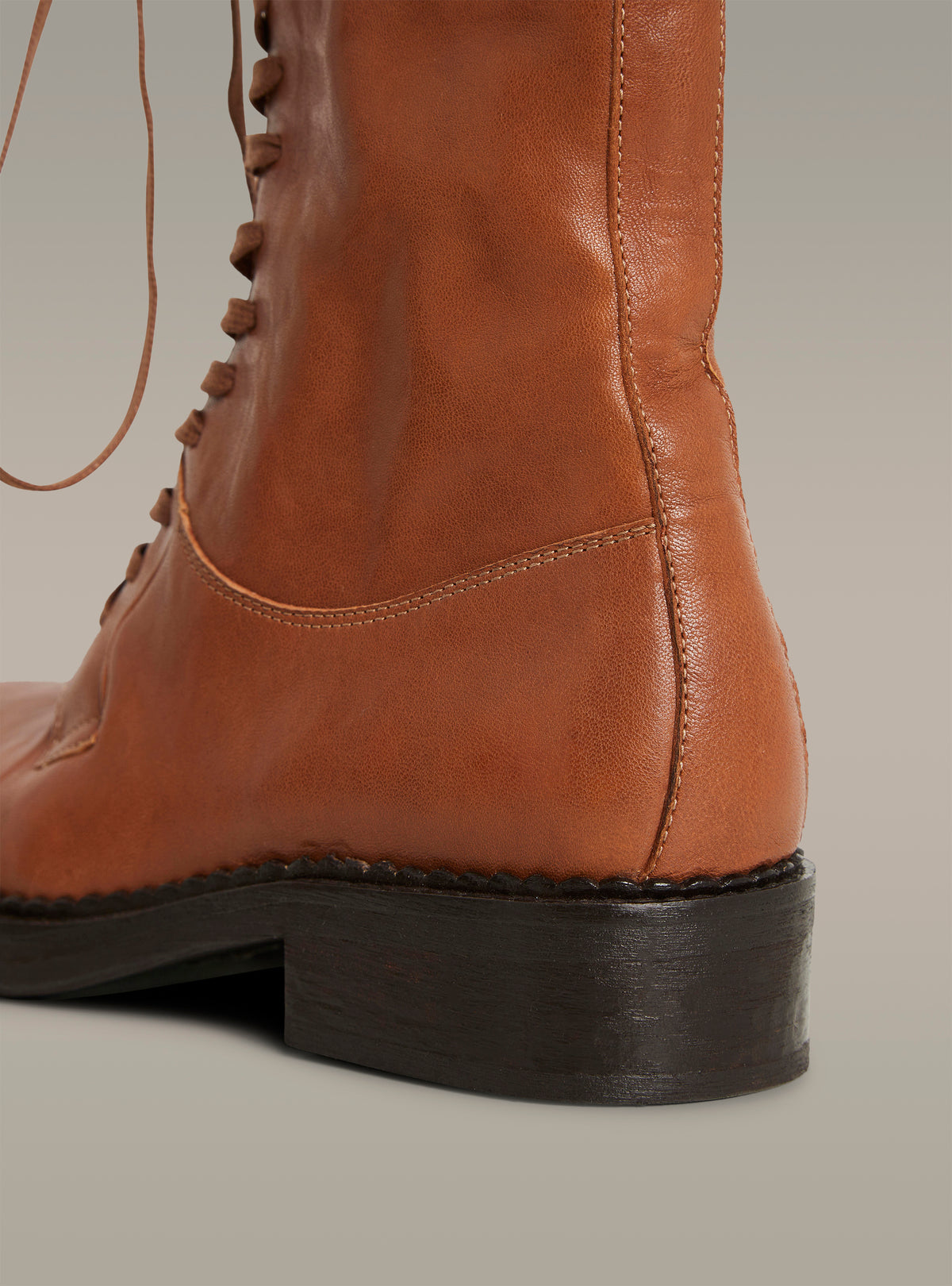 Leather ankle boots