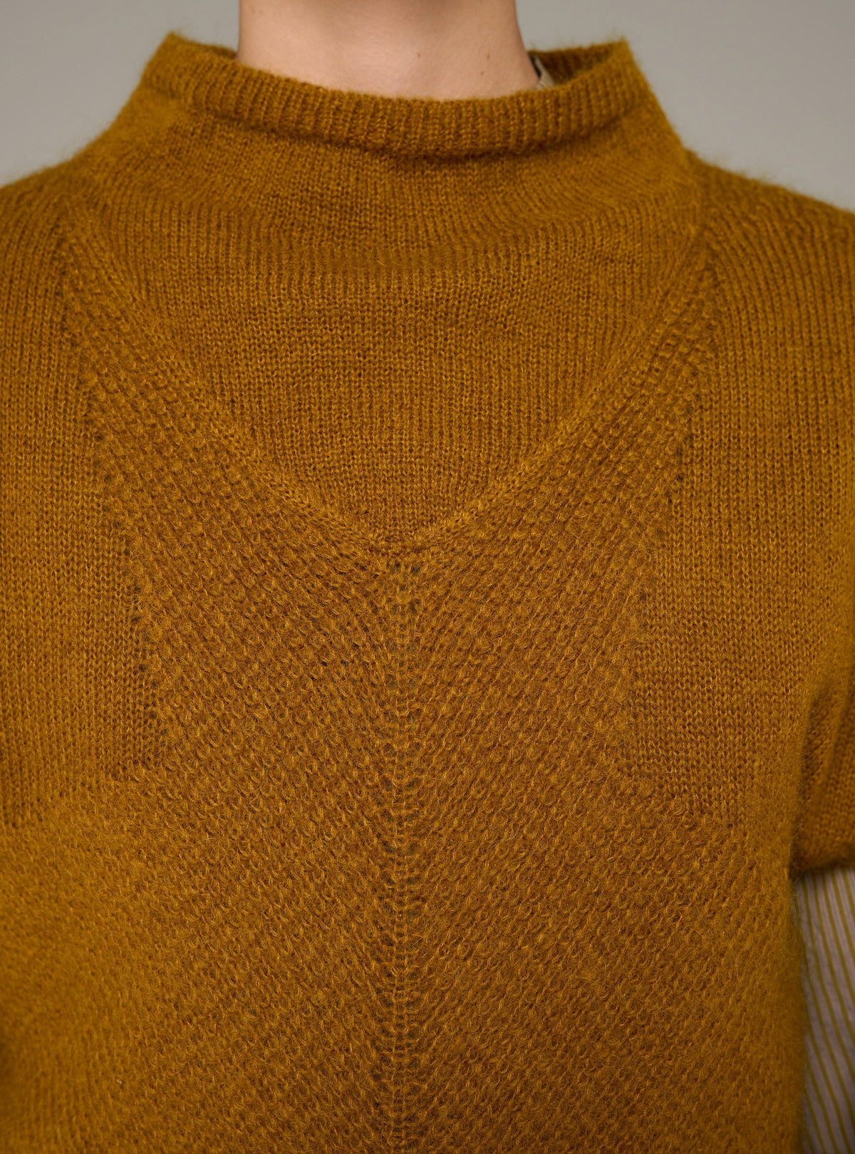 Cotélac Fitted short-sleeve crewneck sweater