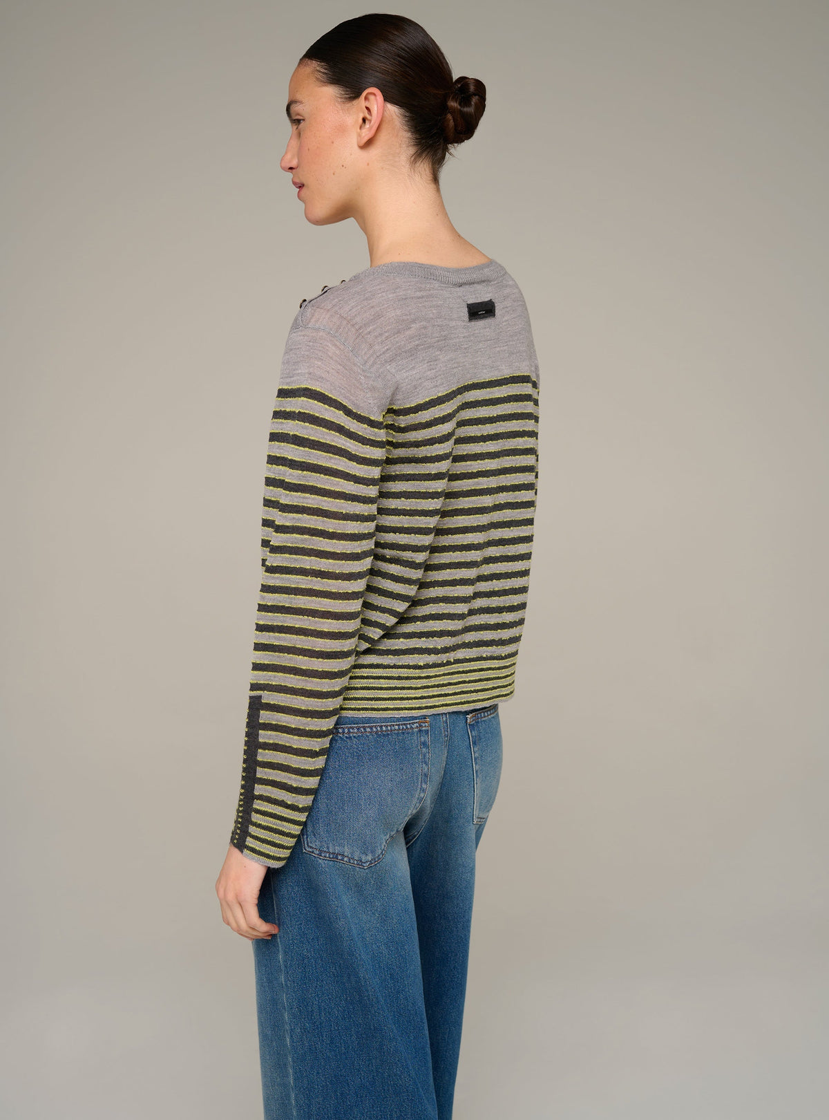 Cotélac Long-sleeve boat-neck sailor sweater