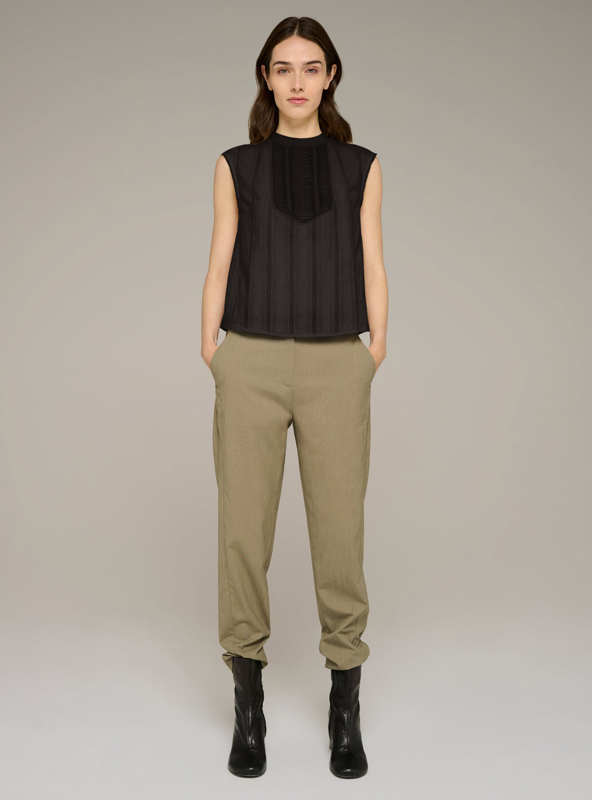 Cotélac Pleated tank top