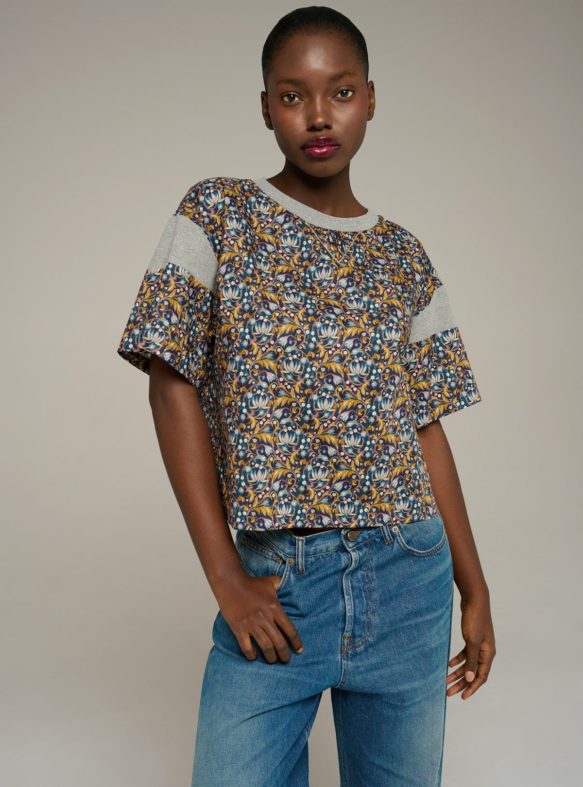 Cotélac Liberty-print blouse
