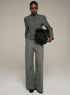 Cotélac Wide-leg pants in mixed materials