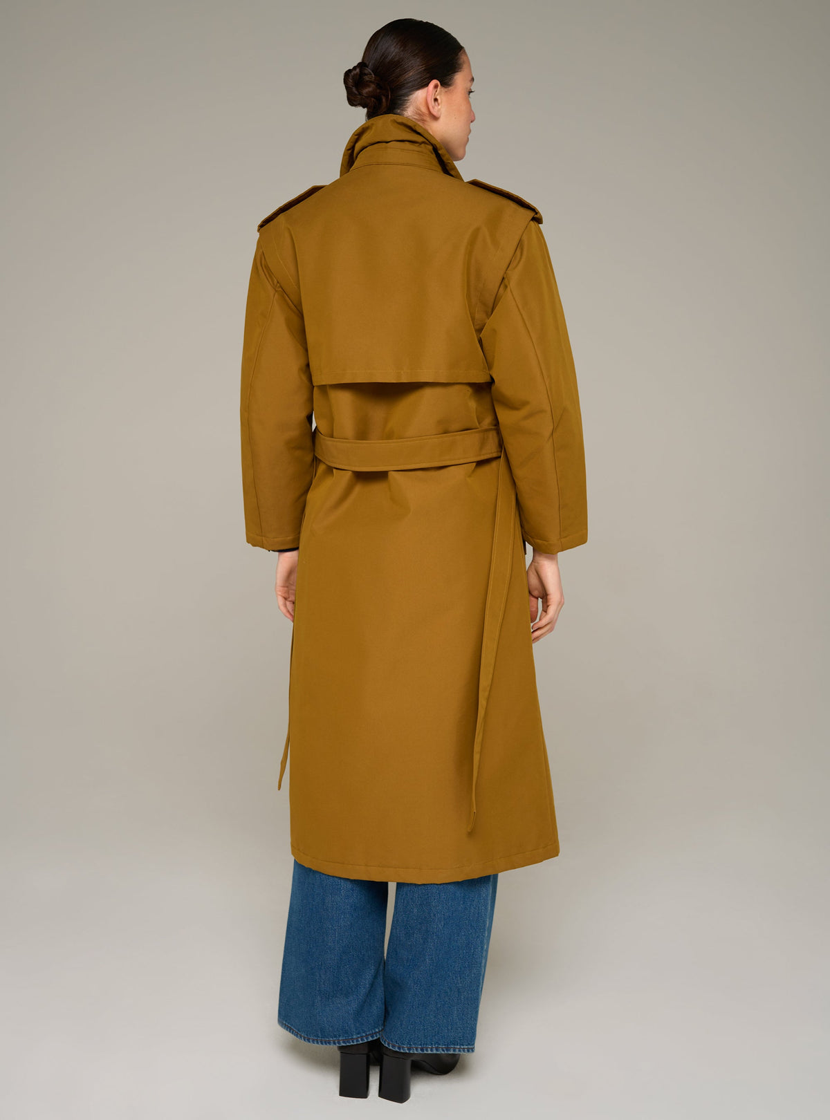 Cotélac Trench coat with printed lining